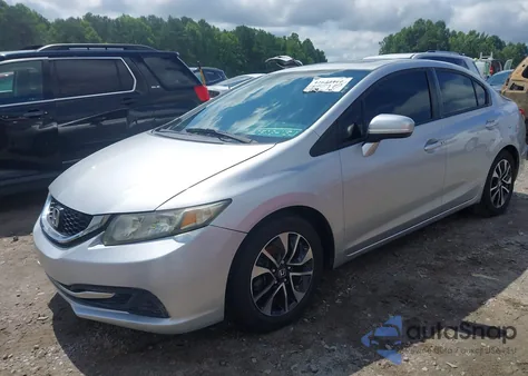 2014 Honda Civic Ex from USA, damaged, VIN 19XFB2F81EE045461